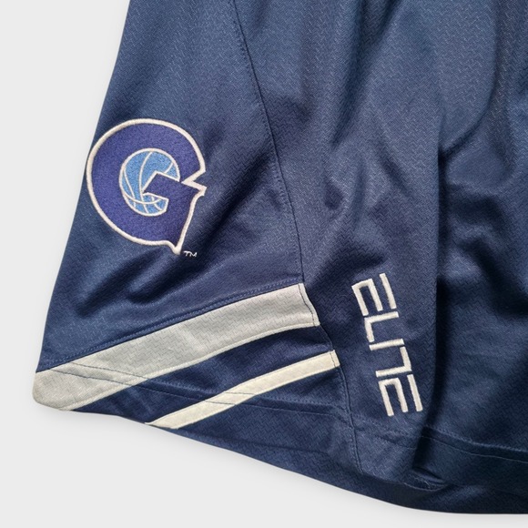 Nike Jordan Mens Medium Dri-Fit Georgetown Hoyas Basketball Gym Shorts Blue Read - Picture 4 of 13